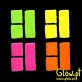 Kit Fita e Punhos Fluorescentes