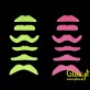Bigodes Fluorescentes (pack 6)