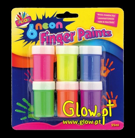 Finger Paints Neon ( Pack 6 )