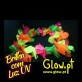 Colar Hawaii Fluorescente Multicor