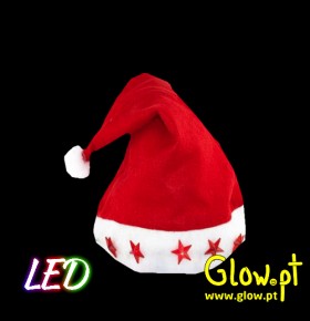 Gorro Pai Natal LED