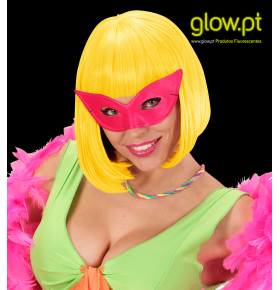 Máscara Mulher Fluorescente