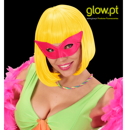 Máscara Mulher Fluorescente