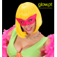 Máscara Mulher Fluorescente