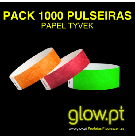 Pack 1000 Pulseiras Invioláveis Papel