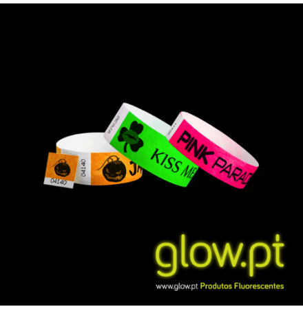 Pulseiras Papel Tyvek Personalizadas
