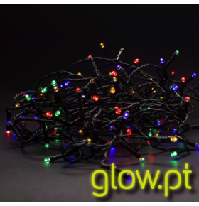 Conjunto de Luzes de Natal ( 100 LED's RGB)