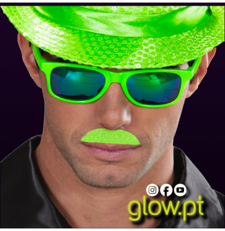 Bigodes Fluorescentes (pack 6)