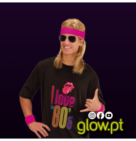 Kit Fita e Punhos Fluorescentes