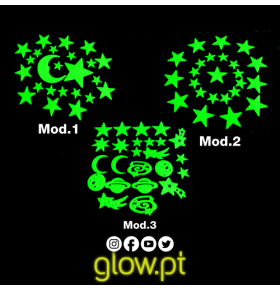 Estrelas/Luas/Planetas ( Pack 24 )
