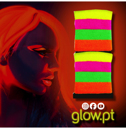 Punhos Fluorescentes (pack 2)