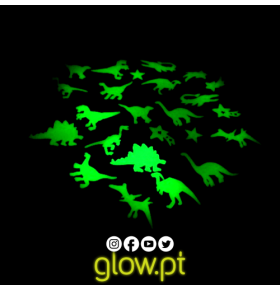 Dinossauros Glow in the Dark ( pack 24 )