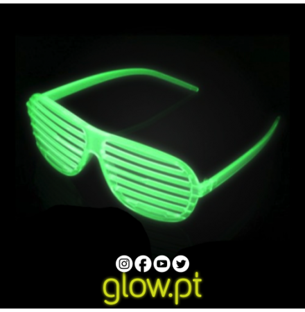 Óculos Grelha Glow in the Dark