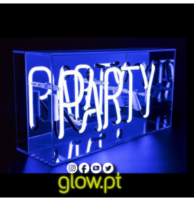 Caixa Acrílica Neon Party