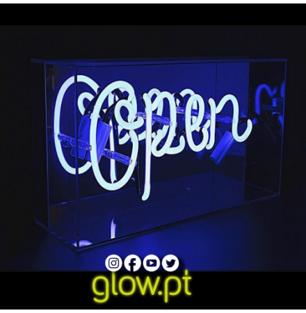 Caixa Acrílica Neon Open