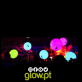 Balão Neon Anti Gravidade 90cm C/LED 