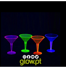Copo Martini Fluorescente (pack 12)