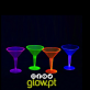 Copo Martini Fluorescente (pack 12)