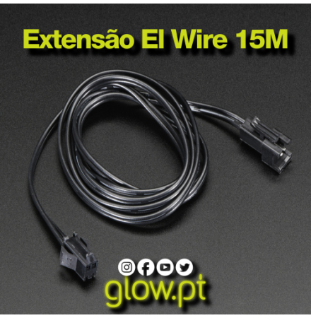 Extensão El Wire 15 Metros