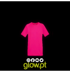 T-Shirt Técnica ( Rosa Fluorescente )