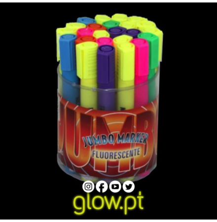 Marcador Jumbo Fluorescente 20cm