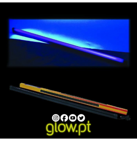 Calha com Lâmpada Luz Negra 36W 120cm (Slim)