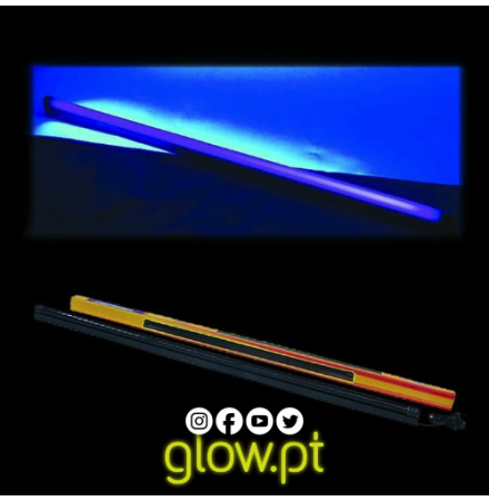 Calha e Lâmpada Luz Negra 58W 150cm (Slim)