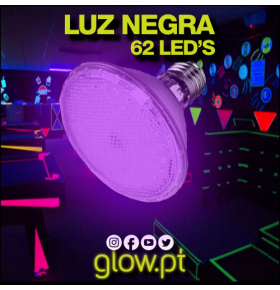 Lâmpada LED UV 10W E-27 ( 62 LEDs ) 