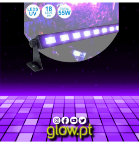 Barra LED UV ( 18 LED'S)