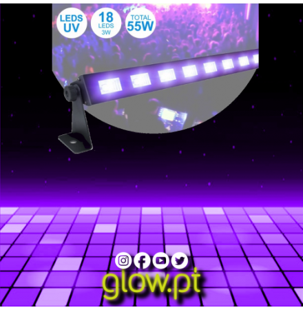 Barra LED UV ( 18 LED'S)