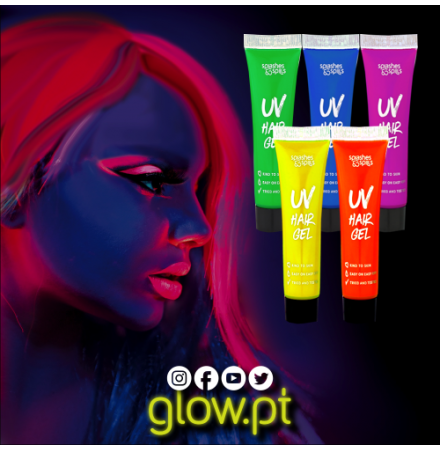 Gel Neon para Cabelo