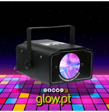 Projector Luz 18 LED's RGB MIC VSOUND