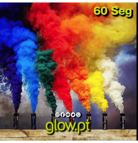 Fonte de Fumo Colorido ( 60 seg )