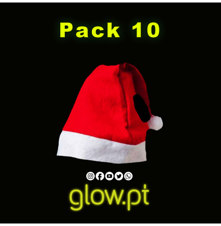 Gorro Pai Natal ( pack 10 )